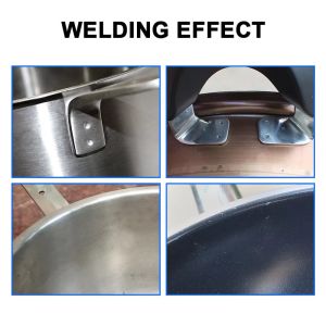 HWASHI 20KVA Stainless Steel Pot Handle And Ear Horizontal Butt Welding Machine