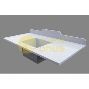Cheap Laboratory Work Surfaces epoxy undermount sink White Durability for sale