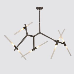 Decorative Rotate Pendant Lamp LED G9 Branch Hanging Lights Agnes Chandelier(WH