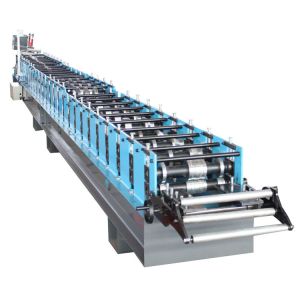 Metal Water Channel Roof Rain Gutter Making Machine Plc Control System