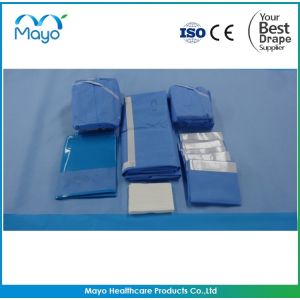 Disposable Surgical Laparotomy Abdominal Drape Pack LAP/ Laparoscopy drape