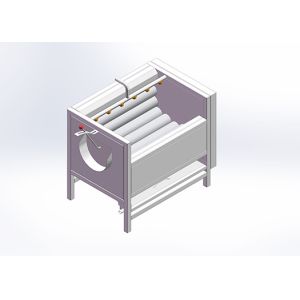 HDF1000 Output 1000kg/H Yam/Taro/Lotus Root Peeling Machine Carrot Washing