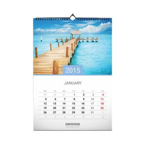 12 Months Custom Calendar Printing , Full Color Custom Wall Calendars With