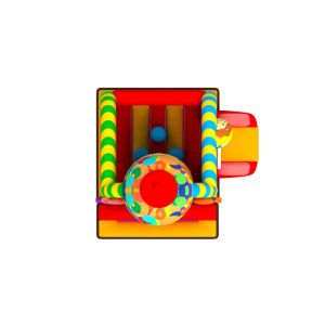 Manufacturer Inflatable Bouncy House With Slide New Design Candy Inflatable