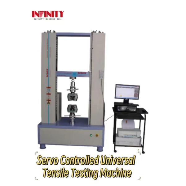 Servo Controlled Universal Tensile Testing Machine 650mm Stroke For Spanish And