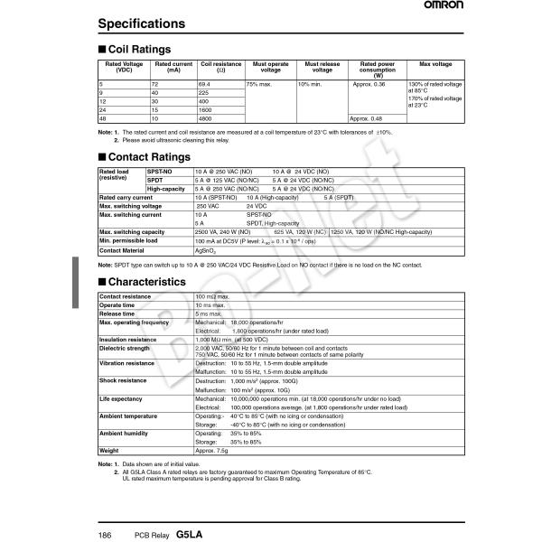 ORIGINAL G5CA-1A-E-12VDC Omron orignal new electromagnetic relay G5CA-1A-E-12VDC