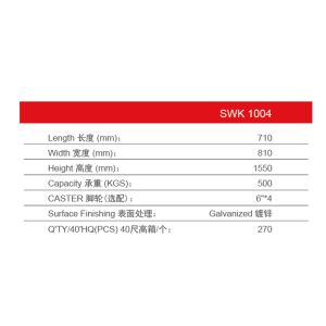 Torin Swk1004 High Quality and Durable Heavy-Duty Foldable Warehouse Metal Wire