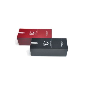China Red Glossy 1500g Cardboard Wine Bottle Storage Boxes on sale