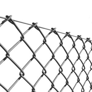 10 Gauge Chain Link Mesh Fencing 50*50mm 75*75mm Diamond Mesh Wire Fencing