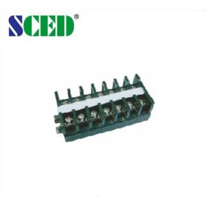 Cheap Black PCB 10.8mm Panel Mounted Terminal Block Screw Barrier Type for sale