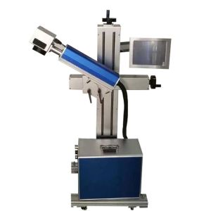 Cosmetics QR Code Laser Marking Machine Pulse Frequency With Power Switch