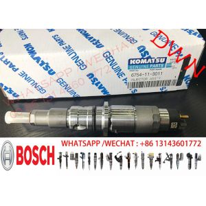 BOSCH GENUINE BRAND NEW injector 0445120059 6156-11-31PC200-8 Diesel 6D107