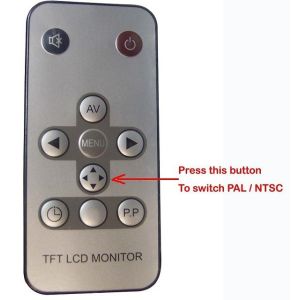 TM-7200 7 inch LCD monitor for headrest or stand alone