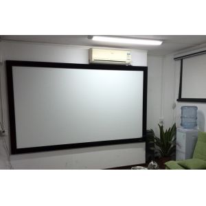Best Price 110inch HD Projection Screen 16:9 Straight Fixed Frame Projector