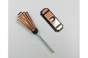 China Germany coffin screw and washer PS14 in copper color and screw length 6.3cm on sale