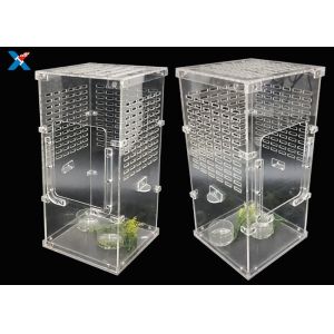 Transparent Acrylic Modern Furniture Pet Breeding Box Plexiglass Reptile Cages