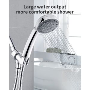 ABS Wall Mounted Rainfall Shower Head Chrome Finished OEM ODM