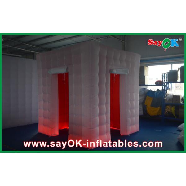 Kids Photo Booth Square Inflatable Photo Booth Kiosk Frames 2.4 X 2.4 X 2.5m For Wedding