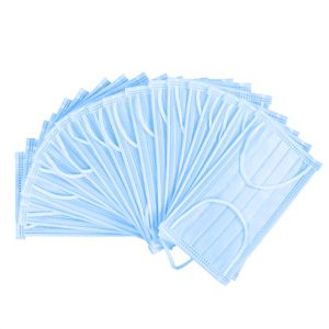 High Filtration 3 Ply Face Mask , Dust Proof Face Mask With Elastic Ear Loop