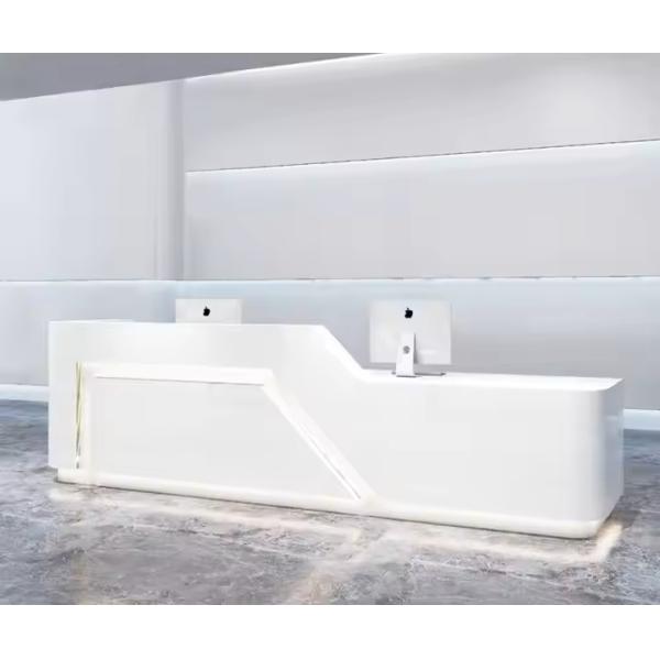 Customized Desk Office Reception Desk Modern Office Furniture Paint Front Desk