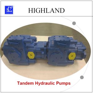 350 Bar Tandem Hydraulic Pump Variable Displacement 110cc/R+110cc/R