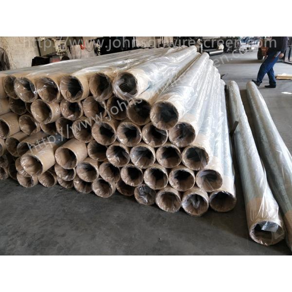 Galvanized Steel 34 Bar Wire Wrapped Screen , Johnson Water Well Screen