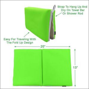 Bathing Foam Kneeling Cushion , Rubber Kneeling Mat Elastic Waterproof