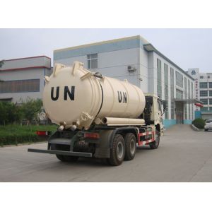 6×4 Drive Type Sewage Suction Truck With Pump With Hydraulic Control System