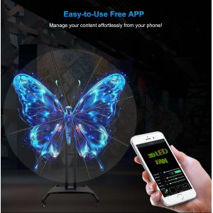 2025 3d Holographic Fan With Wifi and Cloud Platform and Hologram 3d Hologram
