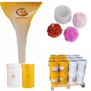 Translucent Odorless Soft Skin Safe Platinum Silicone For Making Candle Soap