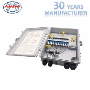 Cheap 24 Core Waterproof Junction Box , Insert Type Splitter Outdoor Terminal Box for sale