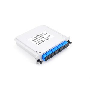 Cassette Card Gpon 1x8 Optical Splitter UPC Connector Low PDL