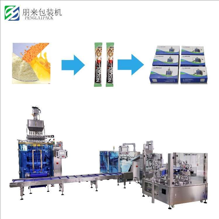 Automatic Multi Lane Sachet Packing Line Machine for Honey Ketchup Juice Stick