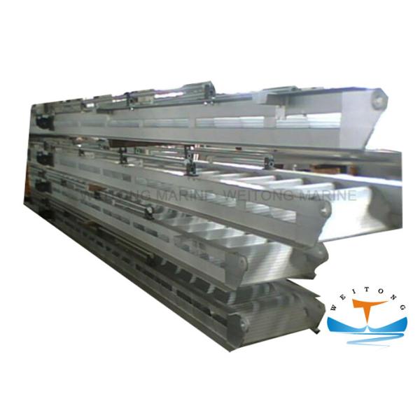 Quality Accomodation Marine Boat Ladders High Stability With Skid Proof Groove wholesale