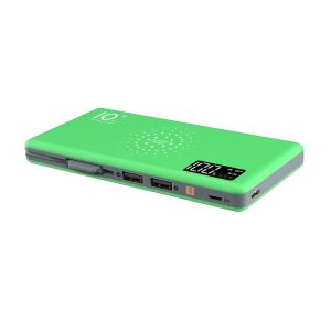 New Fast Charging Digital Display Qi Wireless Power Bank 10000mA with Built-in