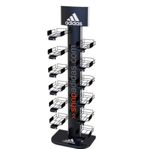 2200mm Retail Exhibitions Metal Display Stands Customizable Retail Wire Display