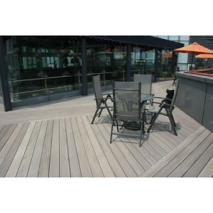 Flexible WPC Composite Decking Patio WPC Construction Decking