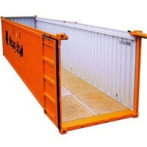 Cheap 40 Feet Open Top Shipping Container Steel 12.03m*2.35m*2.33m for sale