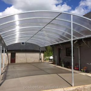 Custom Size and Thick Roof Dome Skylight Transparent Plastic Roofing Polycarbona