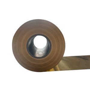 China Thin Brass Strip C2680 CuZn36 Tape Price Per Kg Of C2600 C26000 CuZn30 Brass Strip on sale