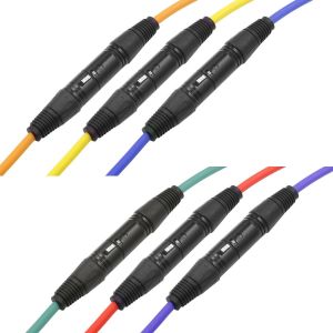 2 Meter Male to Female Balanced Snake Cord XLR Microphone Cables Cords