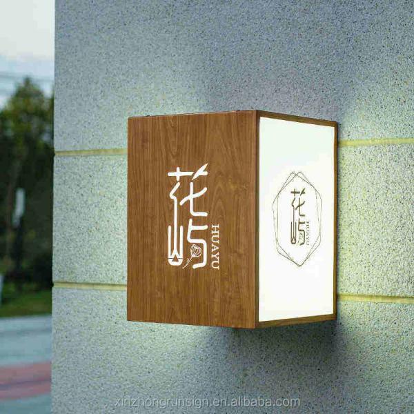 2022 Shop Sign Signboard Light Box Double Sided Boards Led Signs