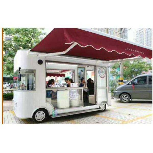 Three-Wheel Dining Cart for Serving Snacks Milk Tea Cold Drinks Fried String and More