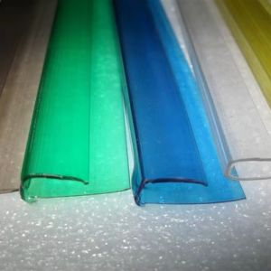 4mm 6mm 8mm 10mm Polycarbonate Sheet Connector H And U Profile