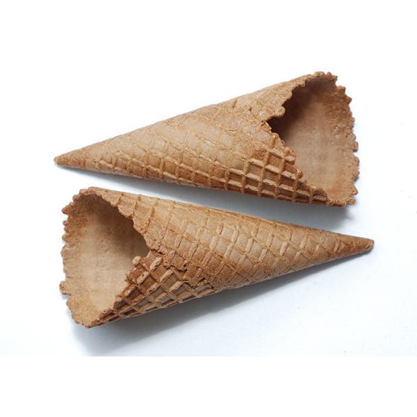 Quality CE Ice Cream Related Production Chocolate Dipped Waffle Cones Conical Shpe wholesale
