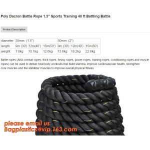 12 Power Packed Battle Rope Exercises, Crossfit Battle power ropes for training,