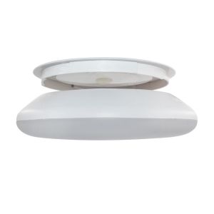 3000 To 6000k Dimmable 24w Outdoor Led Oyster Light With Sensor For Room Ceiling