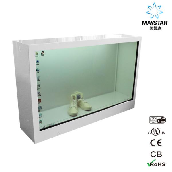 Quality Remote Control Transparent LCD Screen Full HD Video And Picture Support wholesale