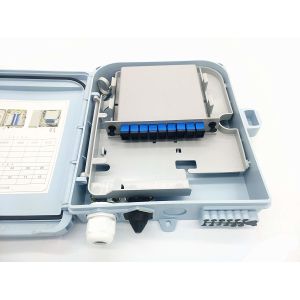 Hard Waterproof IP67 Fiber Termination Box PLC Splitter 1 X 16 SC / UPC With PC