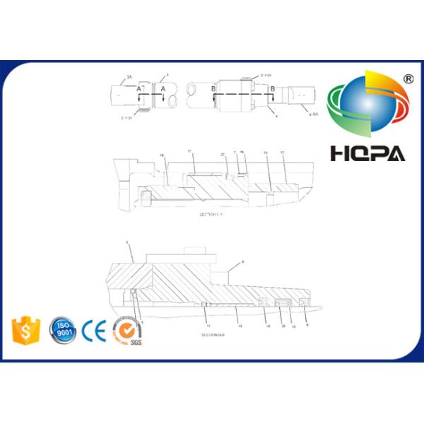 260-5317 124-7007 124-7009 Boom Stick Bucket Cylinder Seal Kit